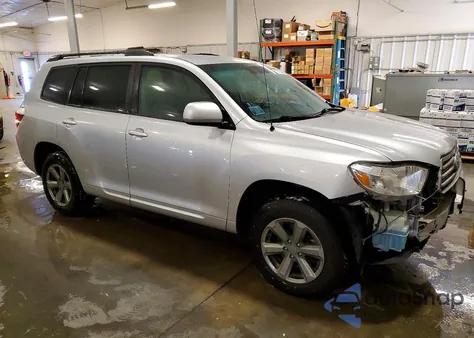 2010 Toyota Highlander z USA, uszkodzony, nr VIN JTEZA3EHXA2010699